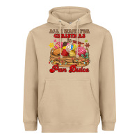Mushroom all i want for christmas is pan dulce Heavyweight Hoodie - MaliasSmallBusiness
