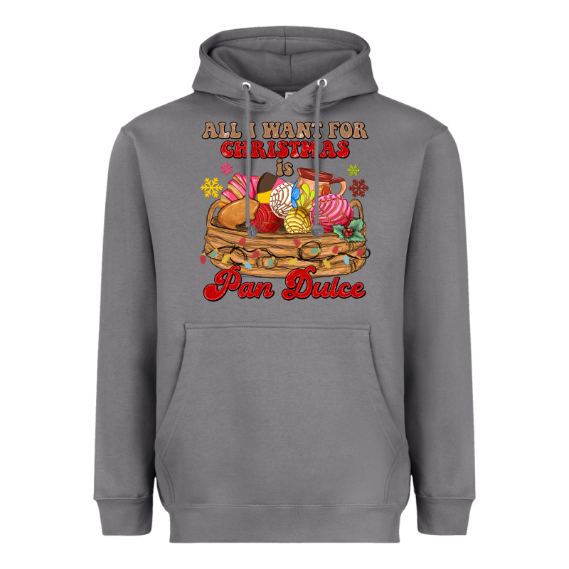 All I Want For Christmas Is Pan Dulce Heavyweight Hoodie by MaliasSmallBusiness | Teevron