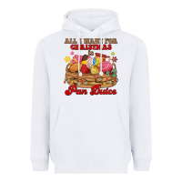 White all i want for christmas is pan dulce Heavyweight Hoodie - MaliasSmallBusiness