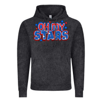 Vintage Black Oh my stars 4th of july Vintage Hoodie - CowGirlArtShop