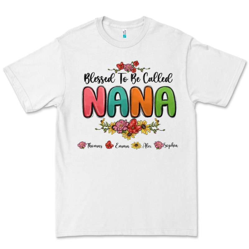 Blessed To Be Called Nana Premium Tee by MaliasSmallBusiness | Teevron