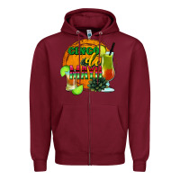 Burgundy Cinco De Mayo Zipper Hoodie - Jasminsmagicworld