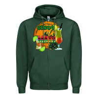 Sports Green Cinco De Mayo Zipper Hoodie - Jasminsmagicworld