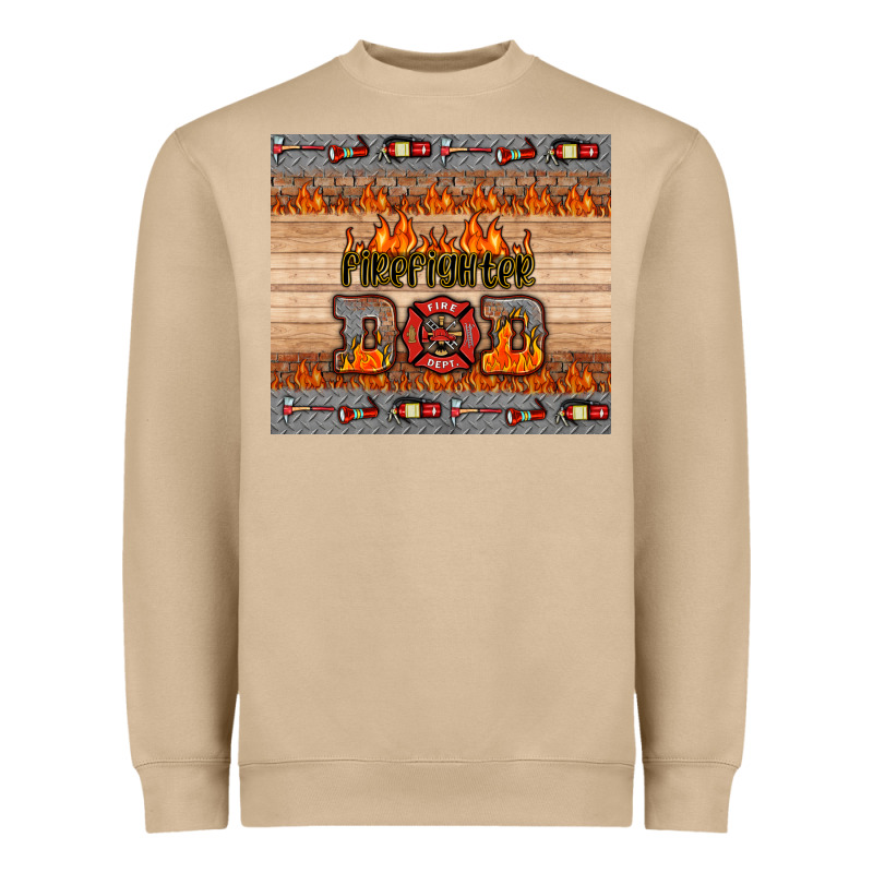 Firefighter Dad Heavyweight Sweatshirt by HRA Design Shop | Teevron