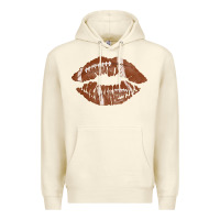 Sandshell football lips Premium Hoodie - AdoDesignShop
