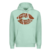 Seafoam football lips Premium Hoodie - AdoDesignShop