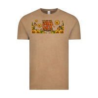 Vintage Coffee sunflowers and butterflies mama 16oz libbey cup Vintage Tee - HRA Design Shop