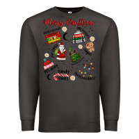 Smoke Merry Christmas Premium Sweatshirt - MaliasSmallBusiness