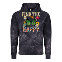 Cloud Black Kind The Happy Vintage Hoodie - CowhideDigitalArt