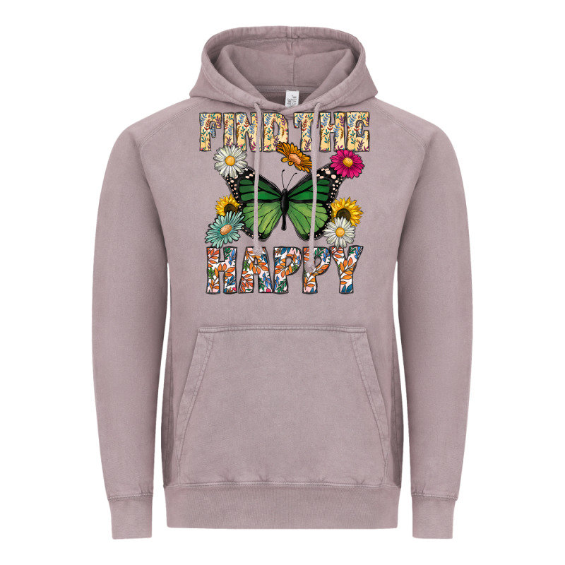 Kind The Happy Vintage Hoodie by CowhideDigitalArt | Teevron
