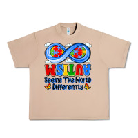 Autism Infinity Seeing The World Differently Urban Heavy Tee | Teevron