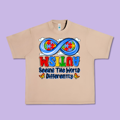Autism Infinity Seeing The World Differently Urban Heavy Tee Designed By Jahusdesignshop