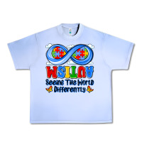 Grape Ice autism infinity seeing the world differently Urban Heavy Tee - JahusDesignShop