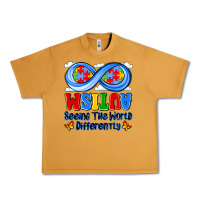 Peanut Butter autism infinity seeing the world differently Urban Heavy Tee - JahusDesignShop