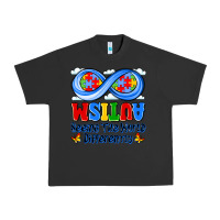 Pigment Black autism infinity seeing the world differently Urban Heavy Tee - JahusDesignShop