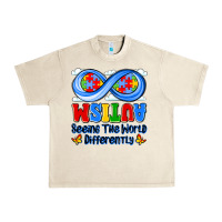 Sandshell autism infinity seeing the world differently Urban Heavy Tee - JahusDesignShop