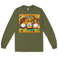 Army Green western bee gnomes  honeycomb  leopard turquoise wooden serape Long Sleeve Tee - Artiststas
