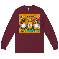 Burgundy western bee gnomes  honeycomb  leopard turquoise wooden serape Long Sleeve Tee - Artiststas