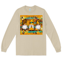 Mushroom western bee gnomes  honeycomb  leopard turquoise wooden serape Long Sleeve Tee - Artiststas