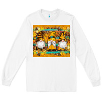White western bee gnomes  honeycomb  leopard turquoise wooden serape Long Sleeve Tee - Artiststas