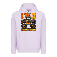 I'm Three This Is How I Roll Monster Truck Birthday Premium Hoodie | Teevron