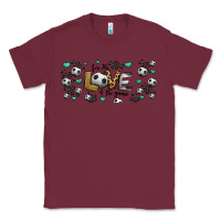 Burgundy for the love of the game soccer Classic Tee - Jasminsmagicworld