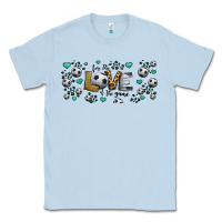 Dusty Blue for the love of the game soccer Classic Tee - Jasminsmagicworld
