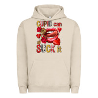 Pigment French Oak Cupid can suck it Valentine'S Day Urban Hoodie - HowdyJamesFarm