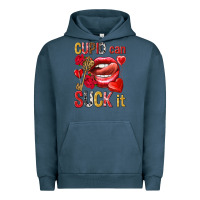 Pigment Midnight Navy Cupid can suck it Valentine'S Day Urban Hoodie - HowdyJamesFarm