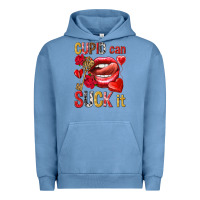 Pigment Pebble Blue Cupid can suck it Valentine'S Day Urban Hoodie - HowdyJamesFarm