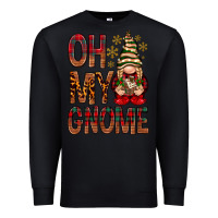 Black Oh my gnome Premium Sweatshirt - NancyCooperArtShop