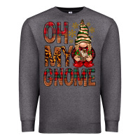Charcoal Heather Oh my gnome Premium Sweatshirt - NancyCooperArtShop