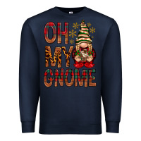 Navy Oh my gnome Premium Sweatshirt - NancyCooperArtShop