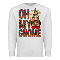 Oatmeal Heather Oh my gnome Premium Sweatshirt - NancyCooperArtShop