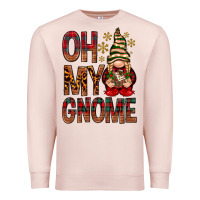 Pale Pink Oh my gnome Premium Sweatshirt - NancyCooperArtShop