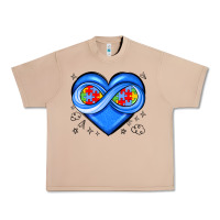 Infinity Heart Autism Awareness Urban Heavy Tee | Teevron