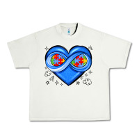 Pistachio infinity heart autism awareness Urban Heavy Tee - JahusDesignShop
