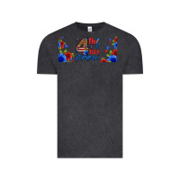 Vintage Black floral 4th of july crew 16oz libbey cup Vintage Tee - HRA Design Shop