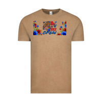Floral 4th Of July Crew 16oz Libbey Cup Vintage Tee | Teevron