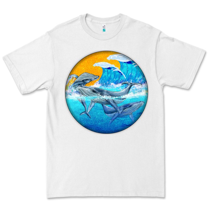 Humpback Whale Premium Tee by BarkalooDesign | Teevron