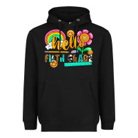 Black hello fifth grade Heavyweight Hoodie - NancyCooperArtShop