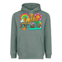 Sage hello fifth grade Heavyweight Hoodie - NancyCooperArtShop