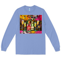 Colony Blue Christmas champagne bottles and Long Sleeve Tee - AdoDesignShop