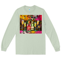 Matcha Christmas champagne bottles and Long Sleeve Tee - AdoDesignShop