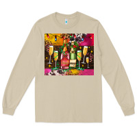 Mushroom Christmas champagne bottles and Long Sleeve Tee - AdoDesignShop