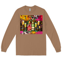 Toasted Coconut Christmas champagne bottles and Long Sleeve Tee - AdoDesignShop