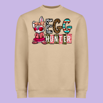 Egg Hunter Heavyweight Sweatshirt Designed By Cowhidedigitalart