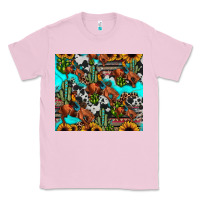 Bubblegum Pink rodeo cowboy tumbler Classic Tee - JahusDesignShop