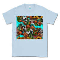 Dusty Blue rodeo cowboy tumbler Classic Tee - JahusDesignShop
