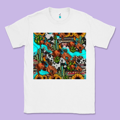 Rodeo Cowboy Tumbler Classic Tee Designed By Jahusdesignshop